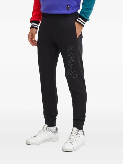 Asics Logo Track Pants In Brown