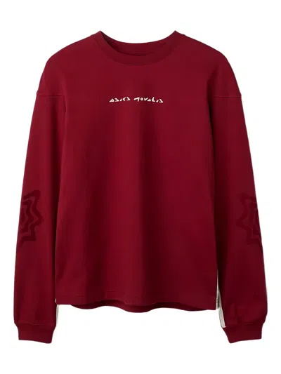 Asics Long-sleeve T-shirt In Red