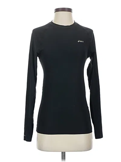 Pre-owned Asics Long Sleeve T-shirt In Black
