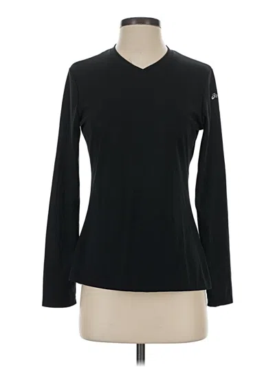 Pre-owned Asics Long Sleeve T-shirt In Black