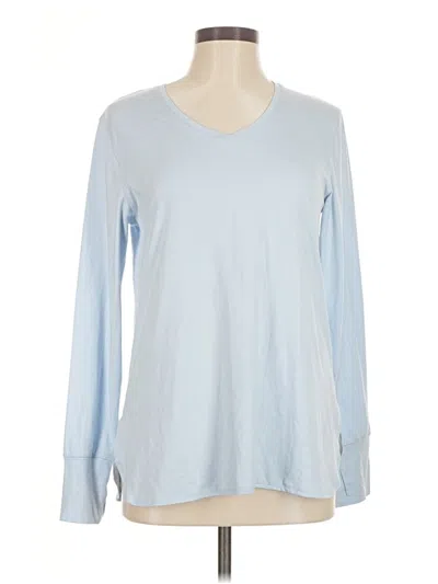Pre-owned Asics Long Sleeve T-shirt In Blue