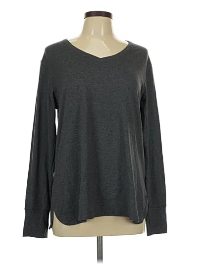 Pre-owned Asics Long Sleeve T-shirt In Gray