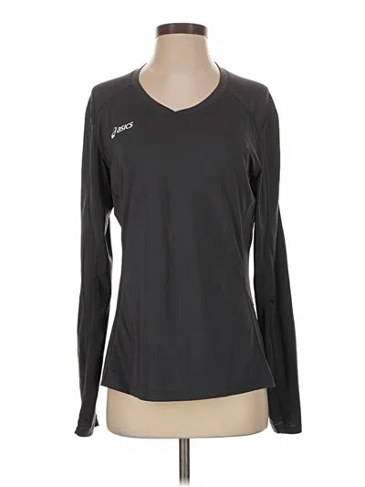 Pre-owned Asics Long Sleeve T-shirt In Gray