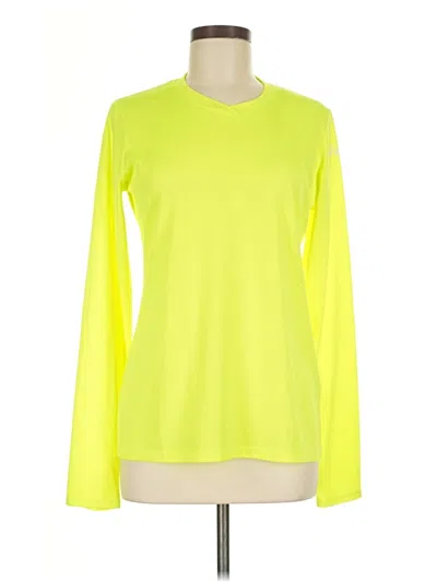 Pre-owned Asics Long Sleeve T-shirt In Yellow