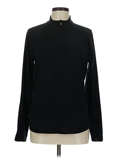 Pre-owned Asics Long Sleeve Turtleneck In Black