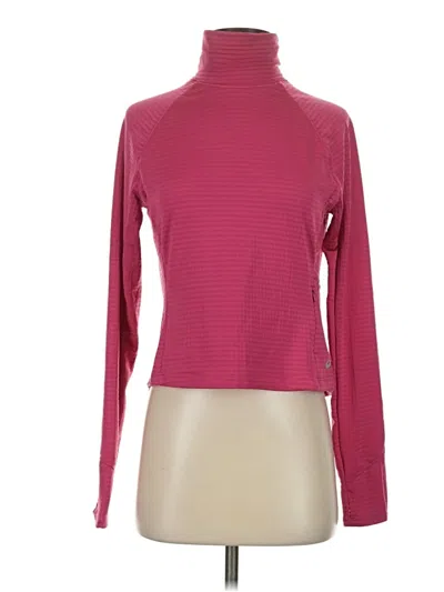 Pre-owned Asics Long Sleeve Turtleneck In Pink