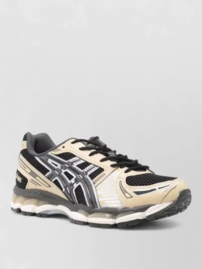 Asics Low Profile Sneakers Mesh Silk Nylon In Neutral