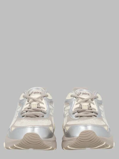 Asics Low-top Mesh Running Sneakers In Silver