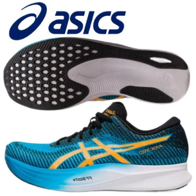 Pre-owned Asics Magic Speed 2 1011b496.400 Island Blue Men's Running Free Shipping