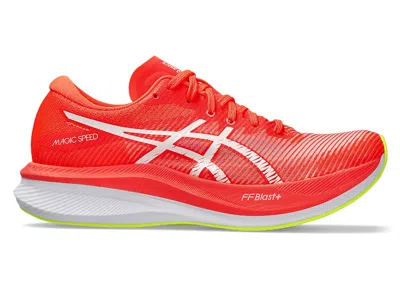 Pre-owned Asics Magic Speed 3 (women's) Sneakers In Sunrise Red/white