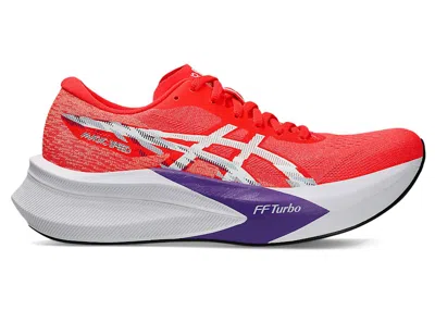 Pre-owned Asics Magic Speed 4 (women's) Sneakers In Flash Red/white