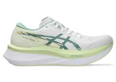 Pre-owned Asics Magic Speed 4 (women's) Sneakers In White/celadon In Multi