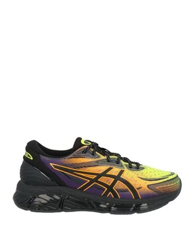 Asics Man Sneakers Black Size 5 Textile Fibers