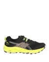 Asics Man Sneakers Black Size 8 Textile Fibers In Black