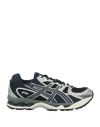 Asics Man Sneakers Black Size 8 Textile Fibers In Multi