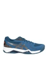 Asics Man Sneakers Blue Size 11.5 Synthetic Fibers, Leather In Blue