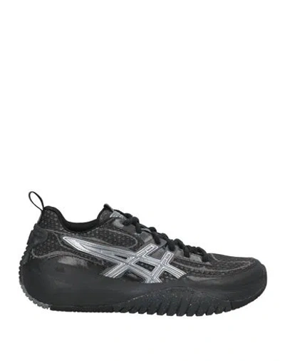 ASICS ASICS MAN SNEAKERS CHARCOAL SIZE 7 TEXTILE FIBERS, SYNTHETISCHES MATERIAL