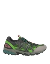 Asics Man Sneakers Lead Size 9 Textile Fibers In Green