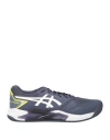 Asics Man Sneakers Navy Size 12 Textile Fibers, Rubber In Blue