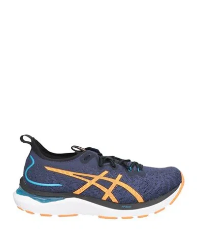 Asics Man Sneakers Navy Size 8.5 Textile Fibers