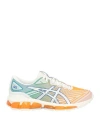 Asics Man Sneakers Orange Size 9 Textile Fibers