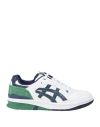Asics Man Sneakers White Size 11.5 Leather In White