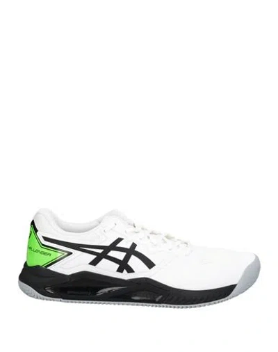 Asics Man Sneakers White Size 12 Textile Fibers, Rubber