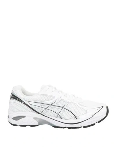 Asics Man Sneakers White Size 8.5 Leather, Textile Fibers