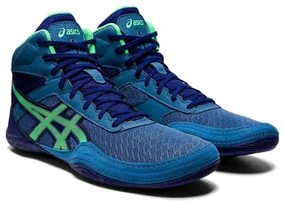 Asics Matflex 6 1081a021-404 Sneakers Mens Us 12 Blue Wrestling Shoes Eee4002