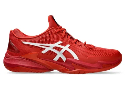 Pre-owned Asics Men's  Court Ff 3 Novak Sneakers In Rust/white
