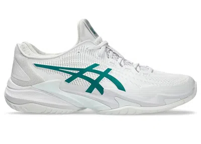 Pre-owned Asics Men's  Court Ff 3 Novak Sneakers In White/pitch Green In Multi