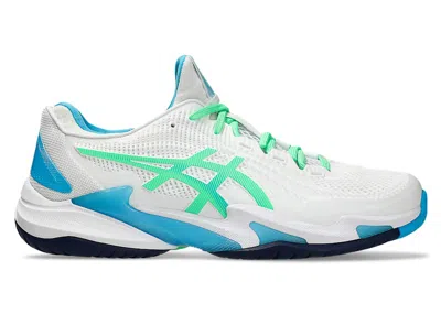 Pre-owned Asics Men's  Court Ff 3 Sneakers In White/new Leaf In Multi