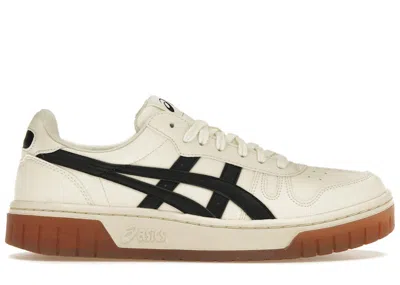 Pre-owned Asics Men's  Court Mz Sneakers In Cream/black/gum
