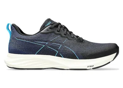 Pre-owned Asics Men's  Dynablast 4 Sneakers In Black/blue Expanse