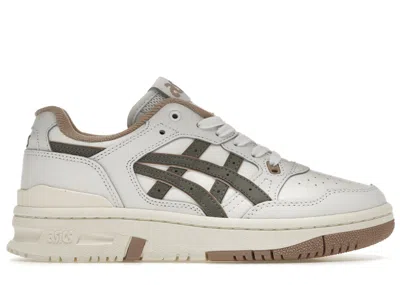 Pre-owned Asics Men's  Ex89 Clay Grey Sneakers In White/clay Gray