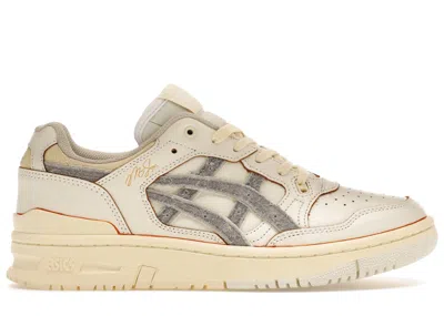 Pre-owned Asics Men's  Ex89 Foxtrot Uniform Sneakers In Whisper White/cool Grey In Multi