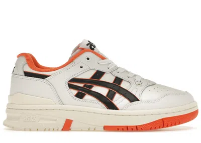 Pre-owned Asics Men's  Ex89 Sneakers In White/habanero