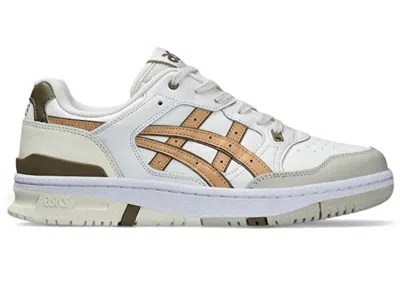 Pre-owned Asics Men's  Ex89 Sneakers In White/honey Beige In Multi