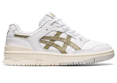 Pre-owned Asics Men's  Ex89 Sneakers In White/safari Khaki