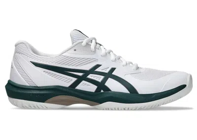 Pre-owned Asics Men's  Game Ff Sneakers In White/saxon Green