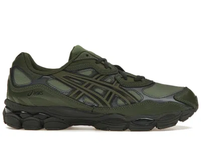 Pre-owned Asics Men's  Gel Nyc Sneakers In Moss/forest In Green