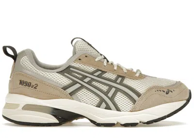 Pre-owned Asics Men's  Gel1090v2 Sneakers In Cream/clay Grey