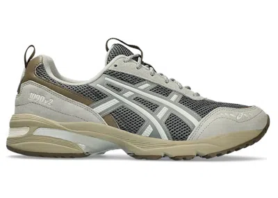 Pre-owned Asics Men's  Gel1090v2 Sneakers In Dark Pewter/white Sage In Multi