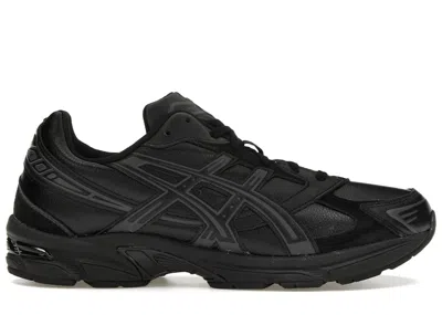 Pre-owned Asics Men's  Gel1130 Leather Sneakers In Black/dark Grey