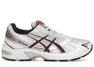 Pre-owned Asics Men's  Gel1130 Sneakers In White/electric Red In Multi