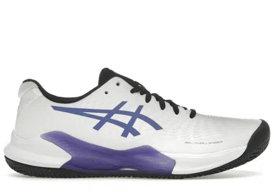 Pre-owned Asics Men's  Gelchallenger 14 Clay Sneakers In White/sapphire In Multi