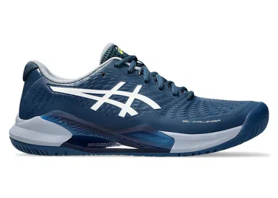 Pre-owned Asics Men's  Gelchallenger 14 Sneakers In Mako Blue/white In Multi