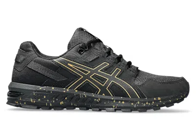 Pre-owned Asics Men's  Gelcitrek Sneakers In Black/pure Gold