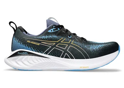 Pre-owned Asics Men's  Gelcumulus 25 Sneakers In Black/fellow Yellow In Multi