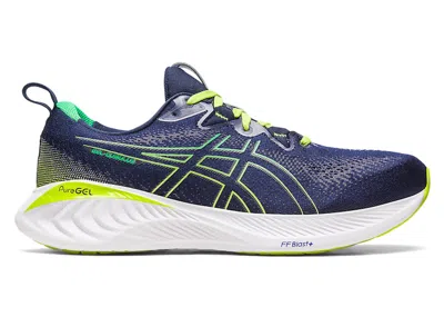 Pre-owned Asics Men's  Gelcumulus 25 Sneakers In Midnight/cilantro